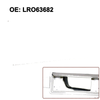 Car Gray Sun Visor Vanity Mirror Cover