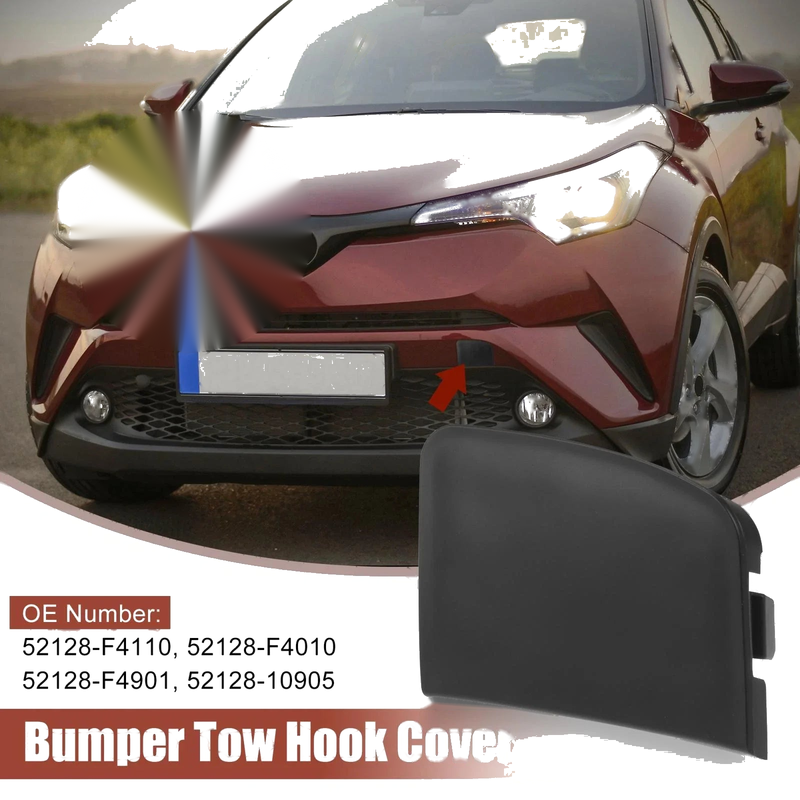 Toyota CHR Front Bumper Tow Hook Hole Cover (2018–2020)