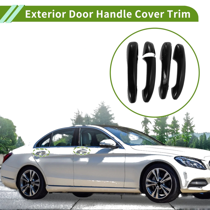 Mercedes-Benz C GLC Class Exterior Door Handle Cover Trim (2016-2020)