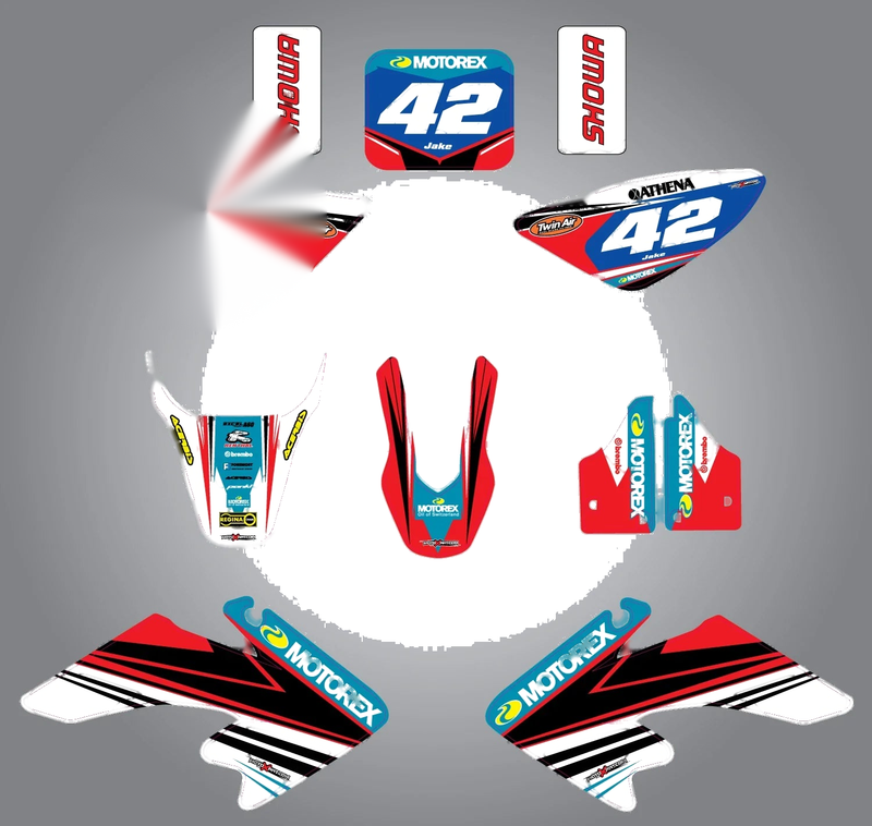 Honda CRF 50 (2004-2012) Stickers Custom Graphic Kit - Strike Style