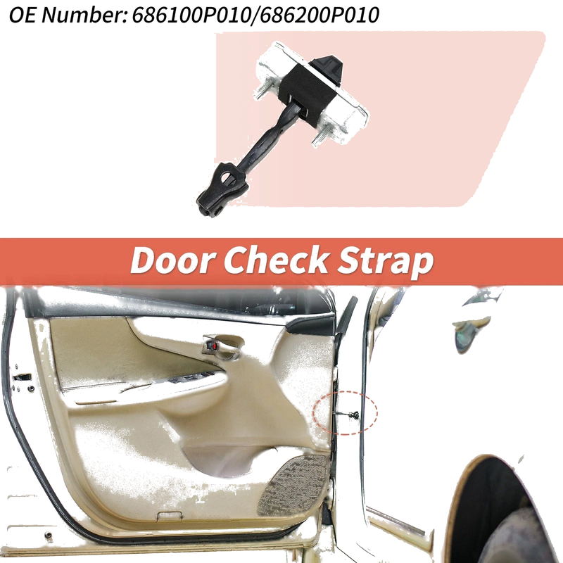 Toyota Mark X Front Left/Front Right Door Check Strap (2004–2019)