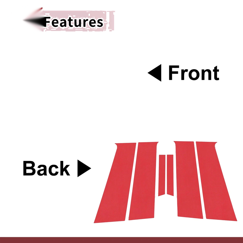 Chevrolet Aveo Hatchback (2011 - 2014) L / R Door Pillar Window Trim