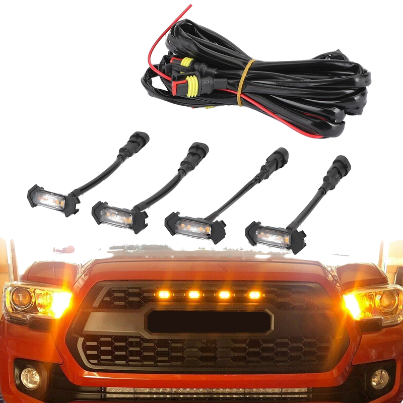 Front Bumper Grille Toyota Tacoma LED Lights Set (2016-2020)