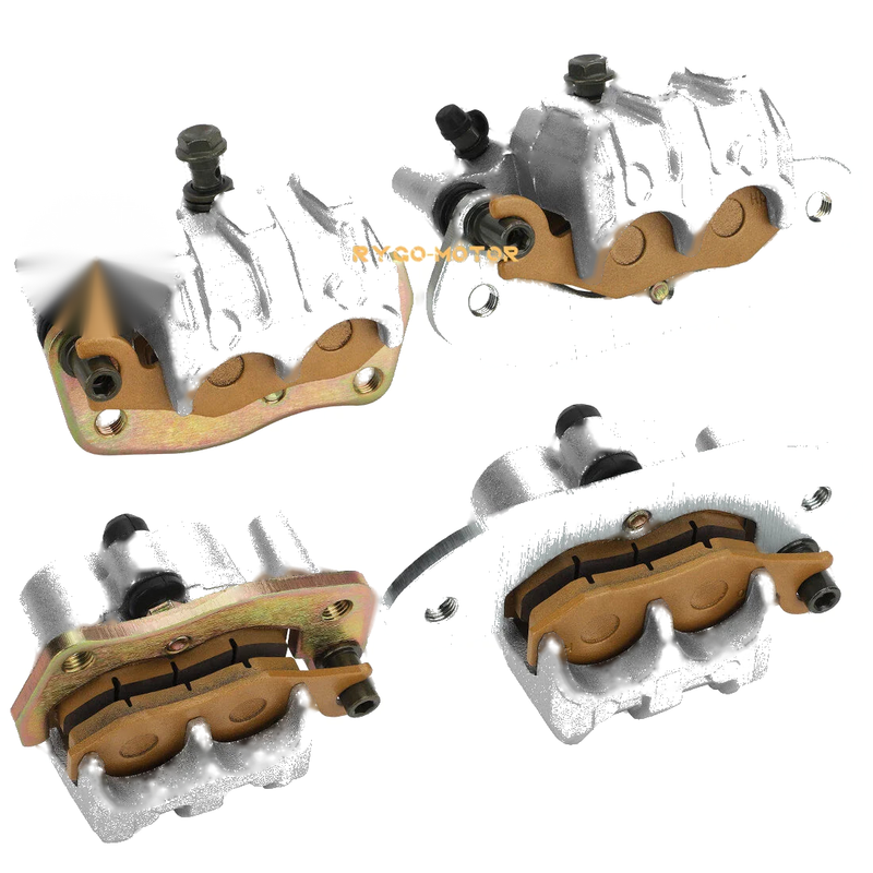 Yamaha Rhino 700 YXR700F 2x Front & Rear Brake Calipers w/pads (2008–2013)