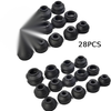28Pcs Ball Joint Boot Suspension Dust Cover Track Tie Rod Linkage