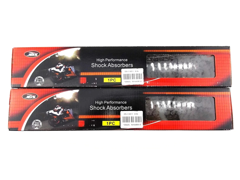 Kawasaki EN450 330mm JBS Black/Chrome Rear Shock Absorbers (A1-A5)