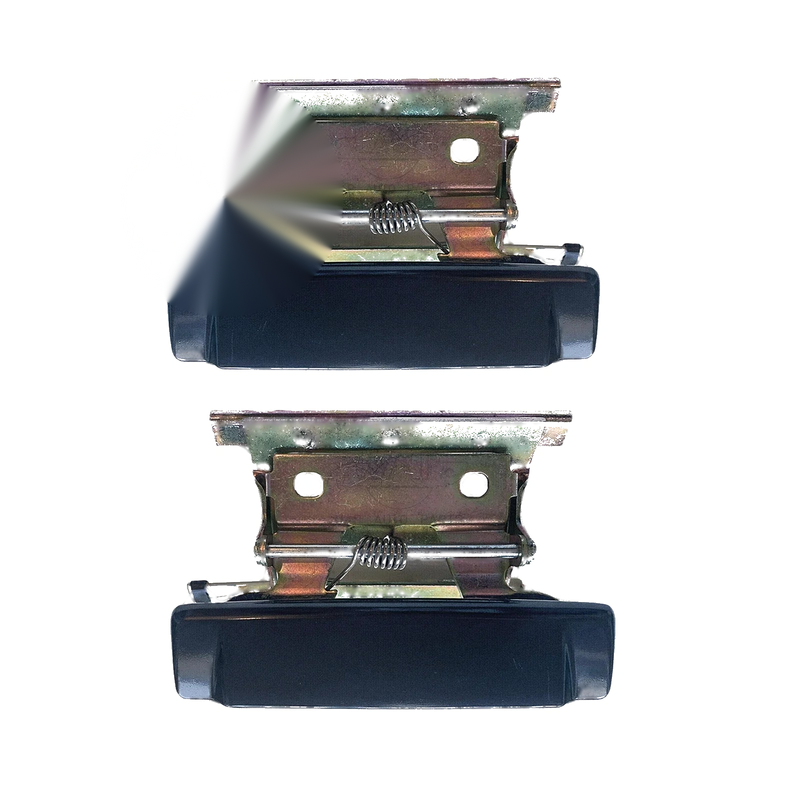 BMW E30 Door Handle Assembly 2 x Front Left + Right Outer Black (1984–1991)