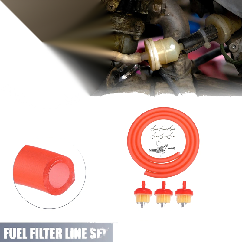 CRF50 70 90 150cc Moped Red Set Fuel Line Filters