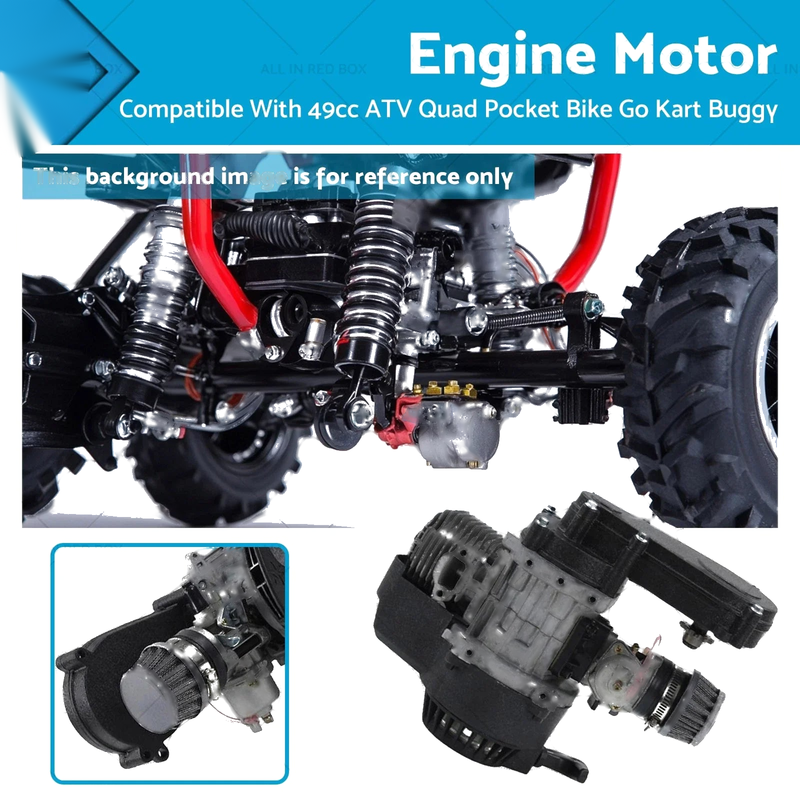 Mini Pocket Pit Scooter 49CC 50CC 2-Stroke Engine Motor Pull Start