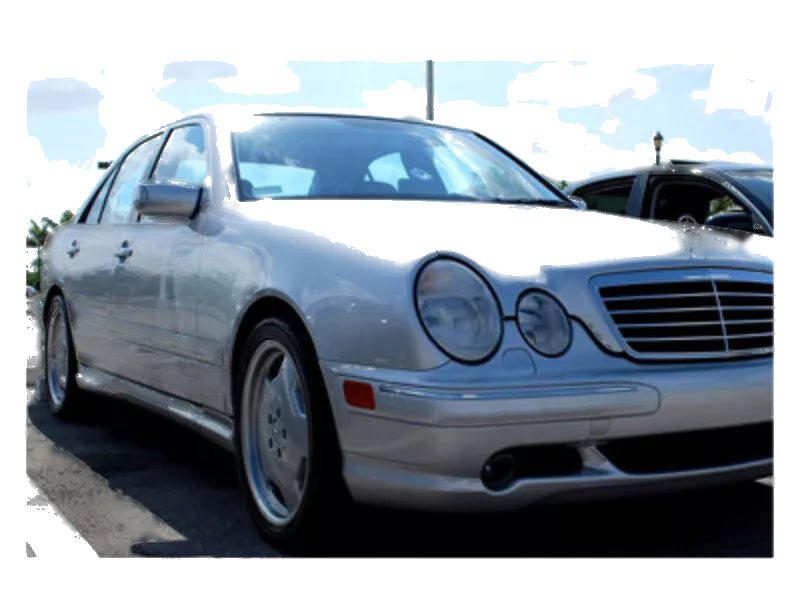 Mercedes Benz E-Class Chrome Door Mirror Covers (1996-2002)