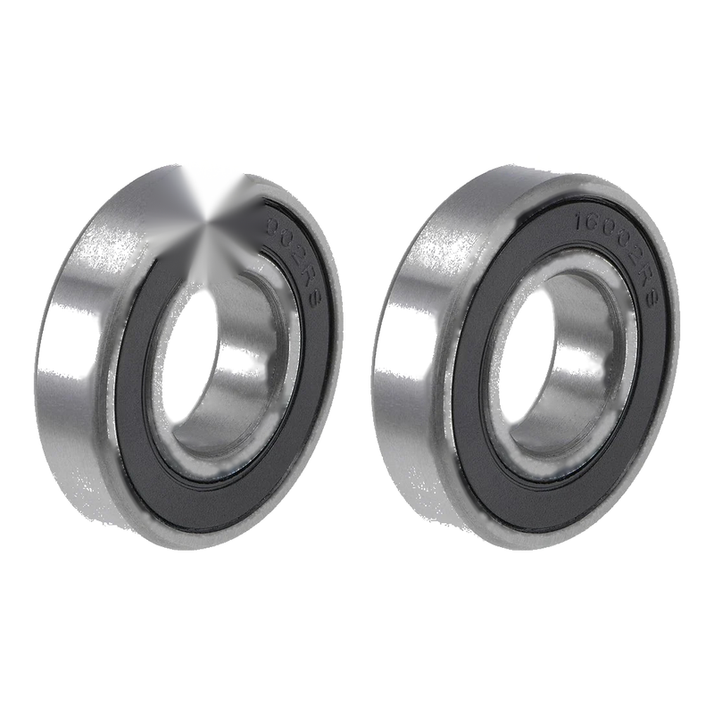 2 x Ball Bearings Z2 15x32x8mm Double Sealed Chrome Steel