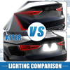 BMW 1 Pair White LED Car License Plate Light Assembly