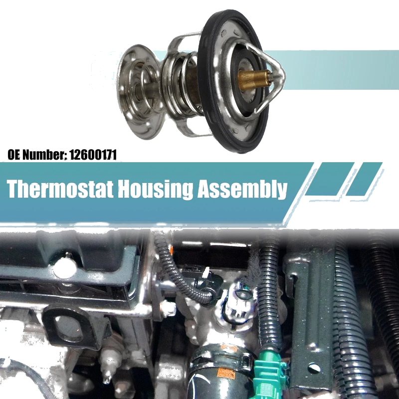Chevrolet Silverado Engine Coolant Thermostat Housing Assembly (2003-2006)