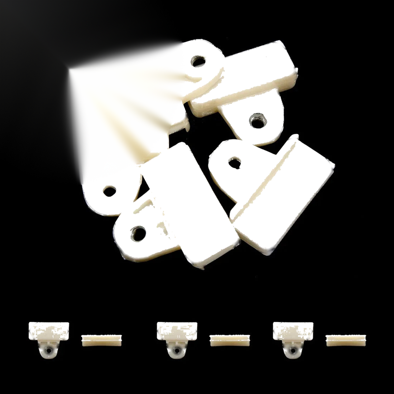 Nissan 5 x White Window Glass Channel Support Clips (2000-2006)