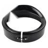Harley 7" Black Headlight Passing Lights Trim Ring Bezel Visor Cover