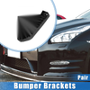 Toyota Camry Black Pair Front Left Right Bumper Brackets Support Cover