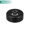 Chevrolet Idler Pulley with Bolt Insert Dust Shield Spacer