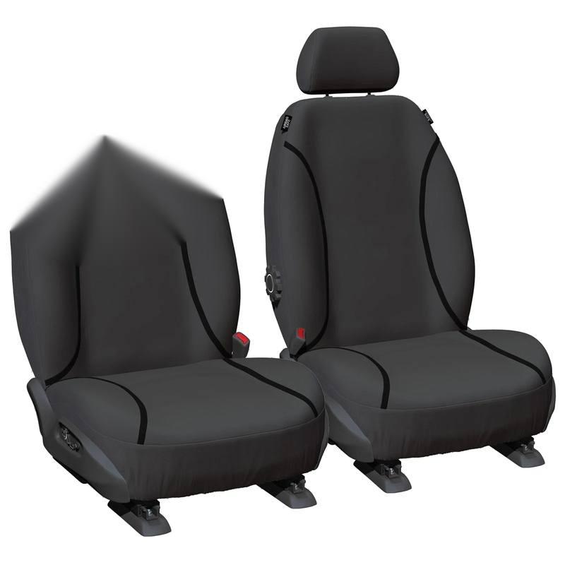 Toyota Hilux Front Tailor Made Canvas Car Seat Covers (2015–19)