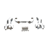 Harley Dyna Softail Sportster 3.5" Chrome Handlebar Risers Clamp