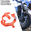 Motorcycle Universal Nylon Orange 1 x Rear Wheel Transport Tie Down Strap