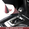 Mazda CX-5 (2013-2014) Black Red Faux Leather Car Gear Shift Knob Cover