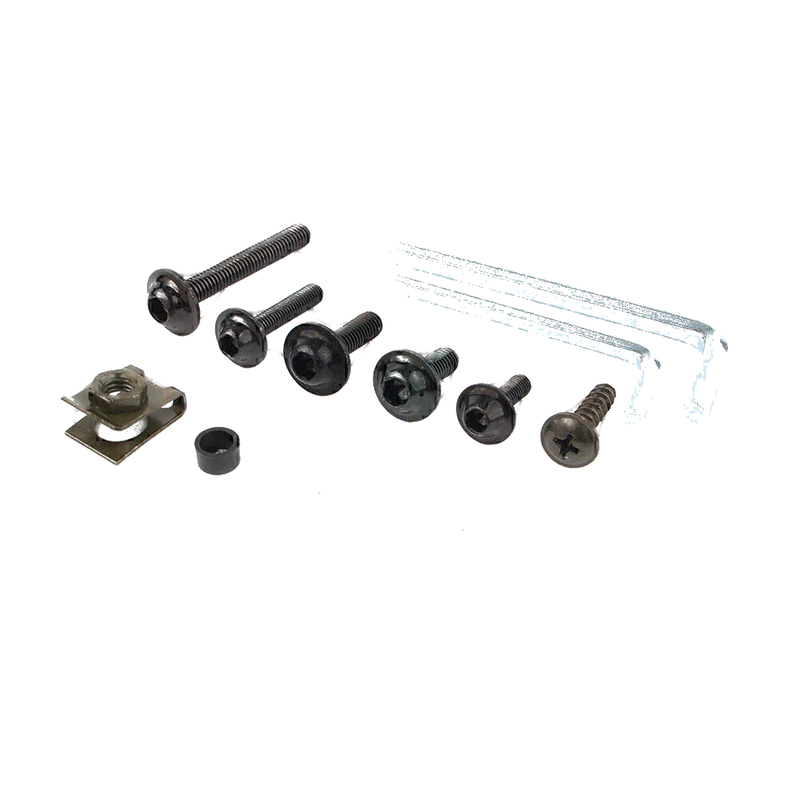 Kawasaki CNC Alloy Black Fairing Bolt Bodywork Screws Nuts