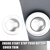 Dodge Charger Challenger Engine Start Stop Button Cover Kit Silver Tone