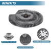 Ford F-150 F-250 F-350 4.9L Engine Cooling Fan Clutch (1993-1996)