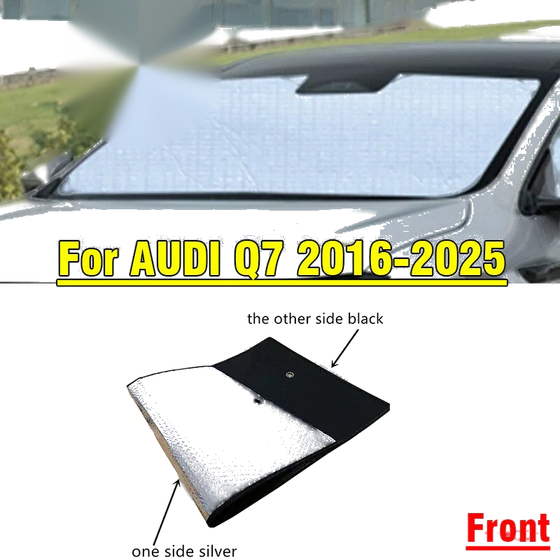 AUDI Q7 Sunshade / Thick / Front Windshield Interior Privacy (2016–2025)