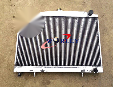 Nissan Skyline R33 R34 GT GTT GTR Aluminum Radiator + Black Hose (1999-2000)