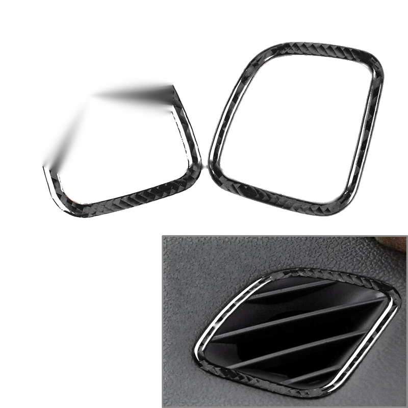 Cadillac CTS Carbon Fiber Black Interior Dashboard Air Vent Cover Trim (08-13)