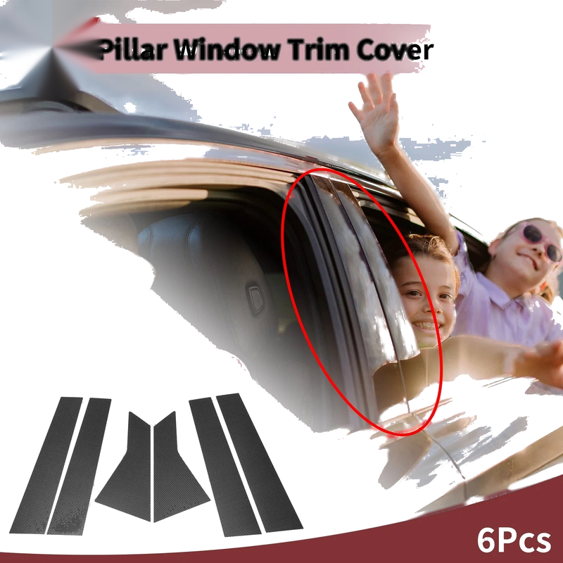 Buick Lacrosse 6 x Door Pillar Window Trim (2017–2019)