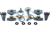 MG MGB 5x Dzus Fasteners D-Ring Battery Cover (1962–1980)