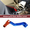 Bosuer M4 Blue Orange Folding Motorcycle Gear Shifter Lever
