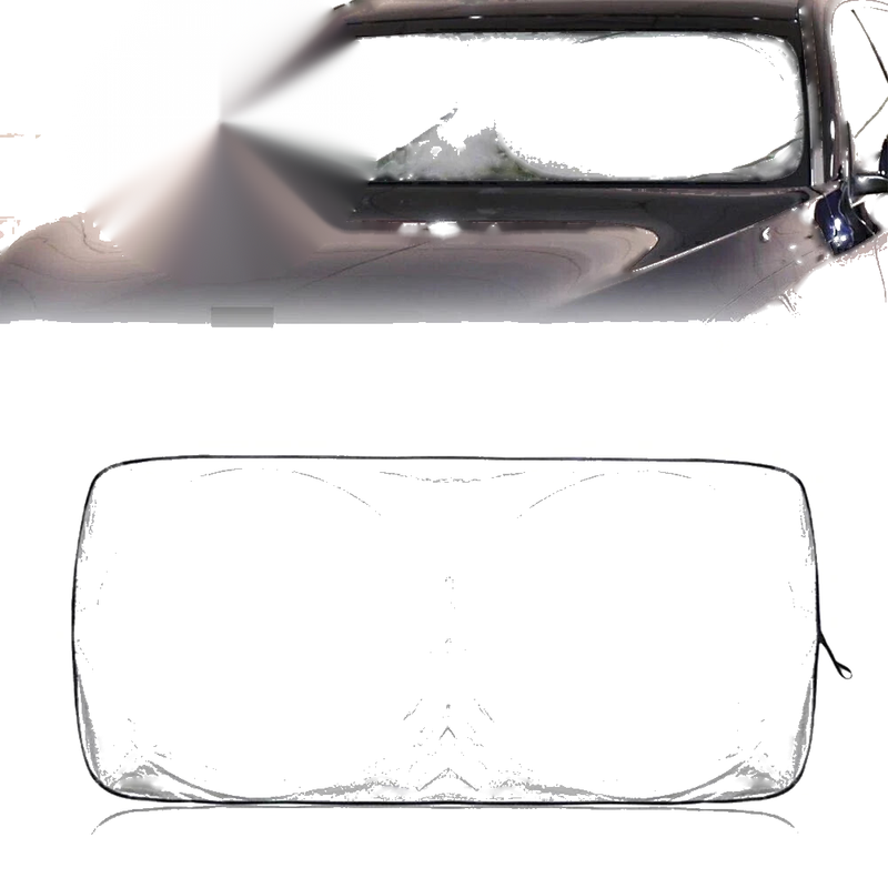 Car X-Large Front Windshield Sun Shade Visor Cover (No Year Specified)