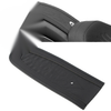 Harley Dyna Black Flame Stitch PU Leather Rear Fender Bib (2006-2017)