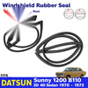 Windshield Rubber Weatherstrip Front Rear Fits Datsun 1200 Sunny B110 Sedan D06