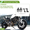 Harley Sportster Dyna Softail Touring Footrests 1 Pair Motorcycle Foot Pegs