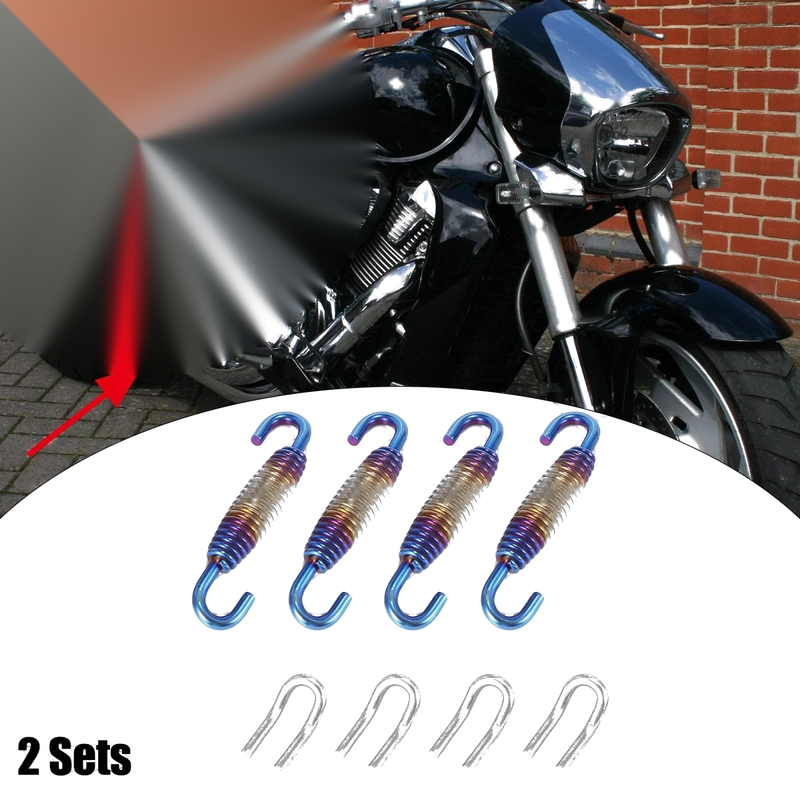 Make Model Exhaust Pipe Spring with Hooks 33mm 1.3"