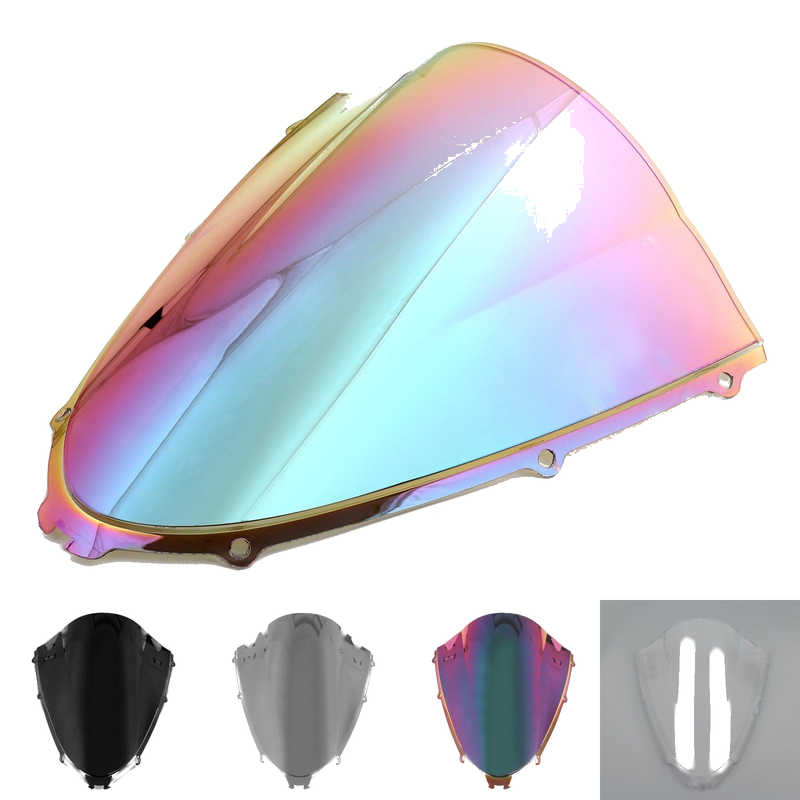 Kawasaki ZX14R ZZR1400 (2006-2015) 6 Color Generic Windshield WindScreen Double Bubble