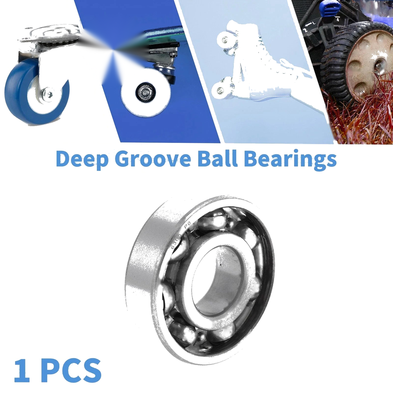 Scooter Skateboard Wheel Deep Groove Ball Bearings P0 25x62x17mm 1 Pc
