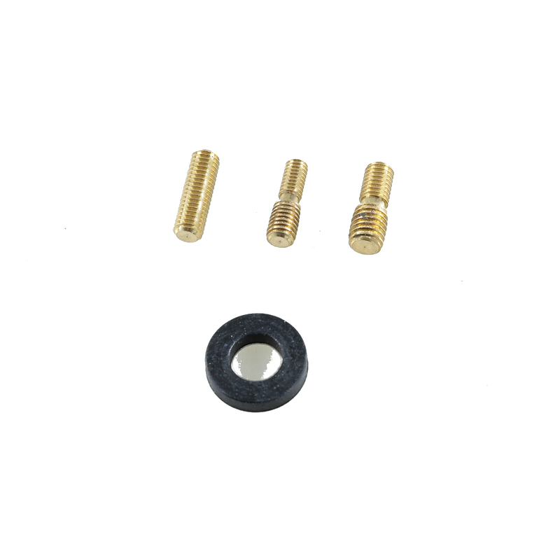 Mini Cooper Antenna, Black Union Jack, Chrome Screw On (2001-2017)