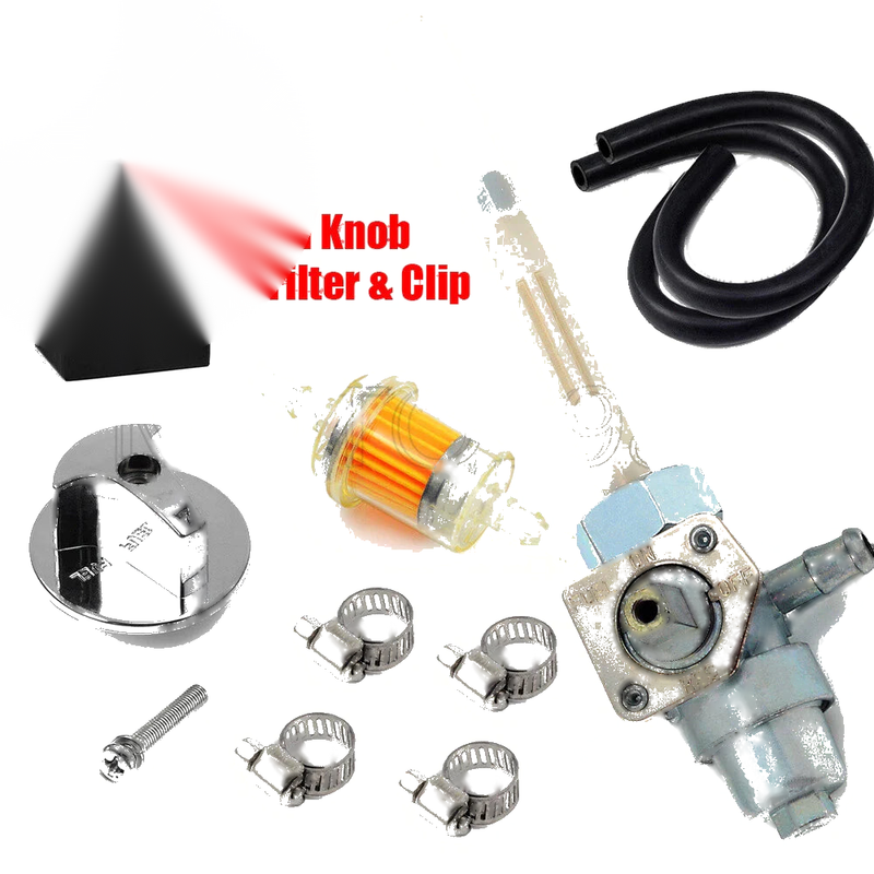 Honda FourTrax 250 TRX250X Fuel Valve Petcock & Knob (1987–1992)