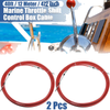 Yamaha Red Marine Type Shift Remote Control Box Cable 2 x 40ft 472 Inch
