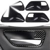 3 4 Series F30 F34 3GT 4PC Carbon Look Interior Door Handle Bowl Cover