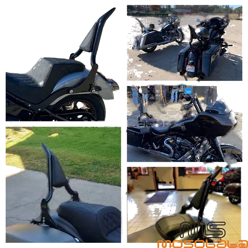 Harley Softail Street Bob FXBB FLDE FLHC 22" Backrest Sissy Bar (2018-2022)