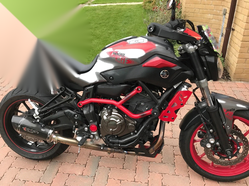 Yamaha MT-07 FZ-07 Bolts Fixings Kit Black Aluminium Bodywork