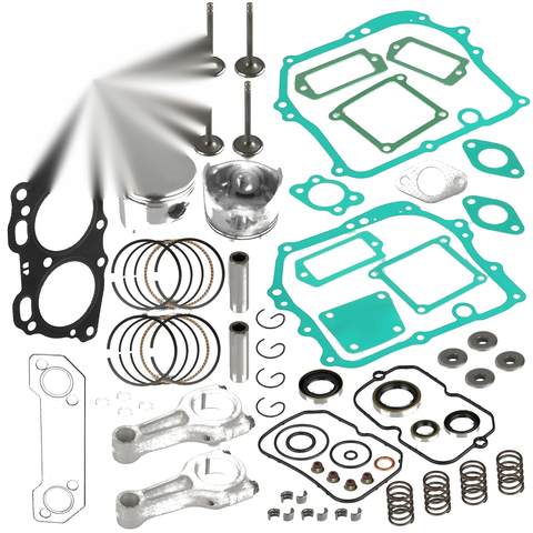 EZGO 295cc 1992-2002 Piston Ring Exhaust Intake Valve Gaskets Connecting Rod