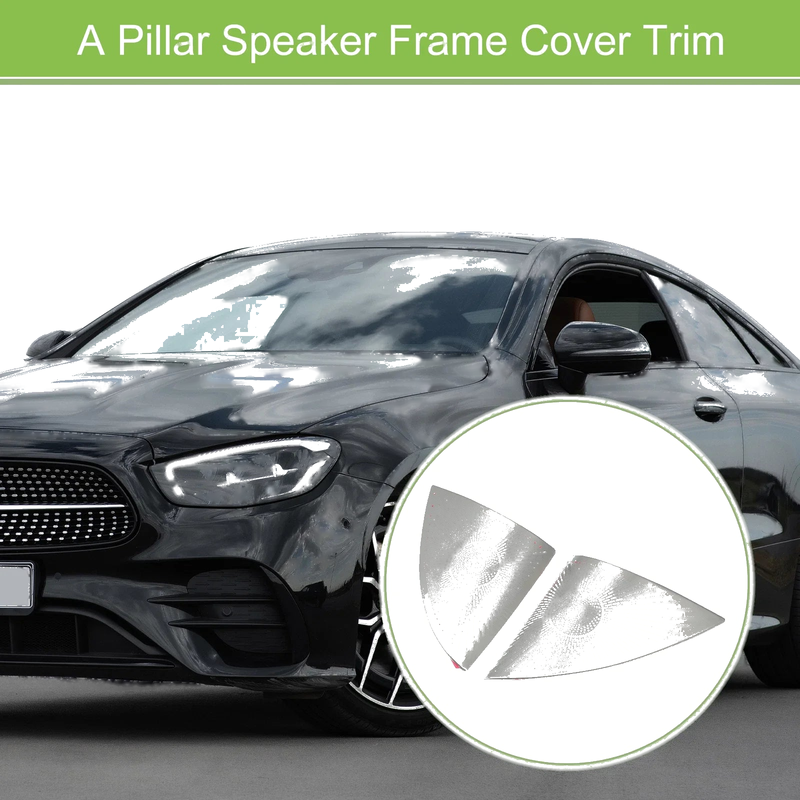 Mercedes Benz E-Class 2 x Car A Pillar Speaker Frame Cover Trim (2016-2021)