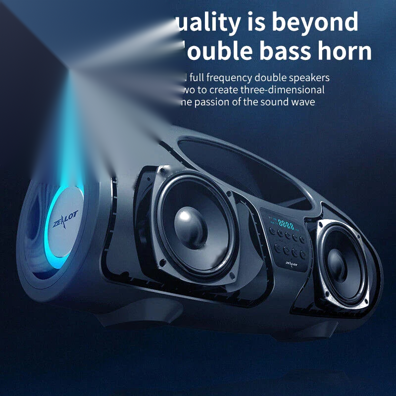 Karaoke Bluetooth Portable Rechargeable Speaker with Microphone